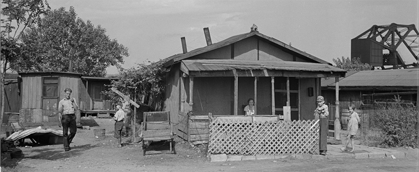 A historic photo of Cinder Point