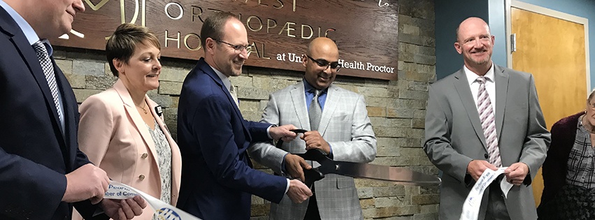 A ribbon-cutting ceremony for the new Midwest Orthopaedic Hospital was held on January 28, 2020.