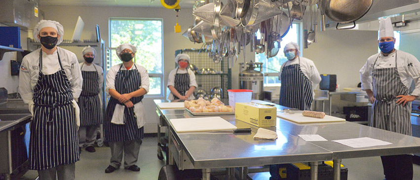 ICC Culinary Arts students are learning the skills needed to work in a professional kitchen.