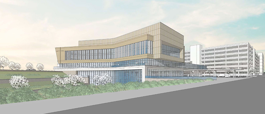 Rendering of the Comprehensive Cancer Center