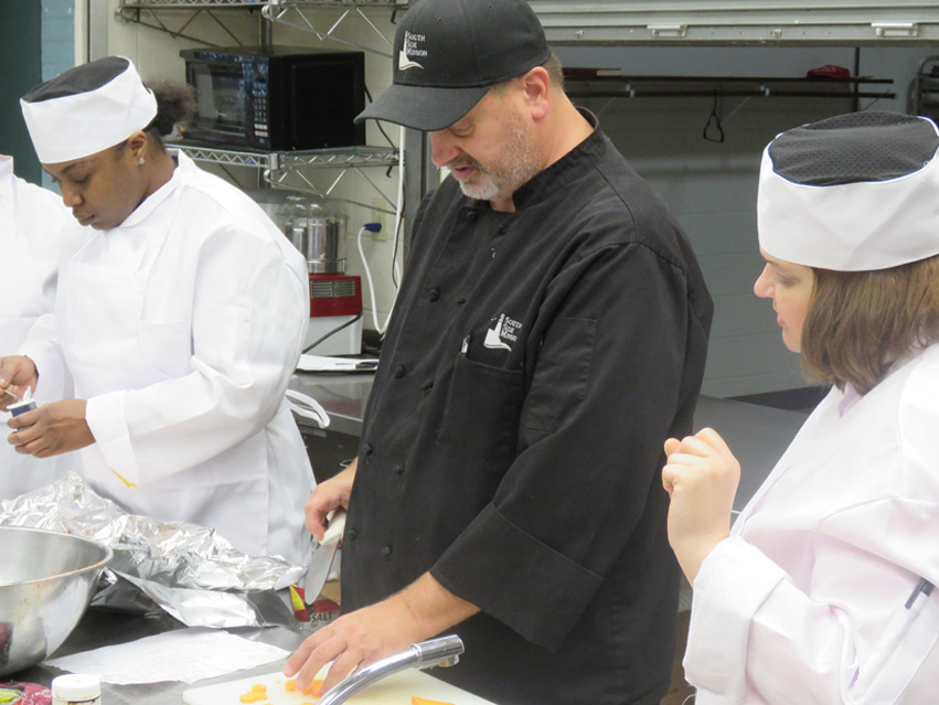 chef with students