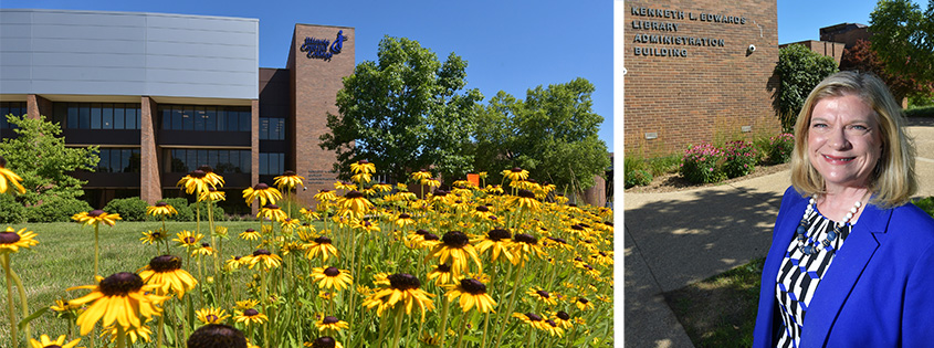 Illinois Central College Building & President