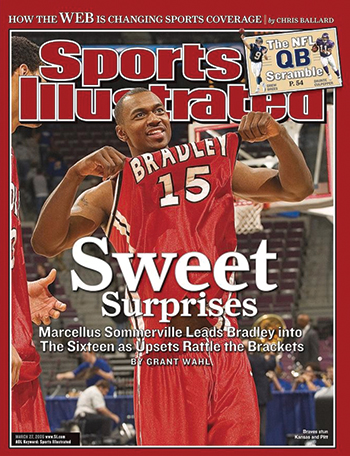 Sommerville appeared on the cover of Sports Illustrated during Bradley's Sweet 16 run in the 2006 NCAA Basketball Tournament.