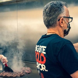 Inside the kitchen at Khoury's Cuisine in Peoria.