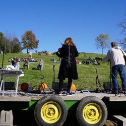 A trial-run concert on Sunset Hill last October featured the Roundstone Buskers (pictured), Sarah & The Underground and The Deep Hollow.