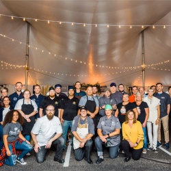 Chefs and crew from the 2019 event