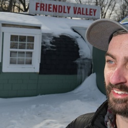 Sean Kenny, new owner of Friendly Valley stands outside Tavern