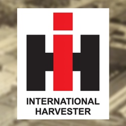 Old photo of International Harvester plant in Canton, IL and Logo
