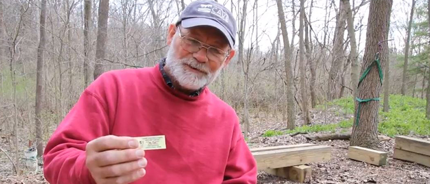 Ralph Sawyer of the ICC Horticulture Department has spent countless hours preparing videos for student learning. Here he shows students how to build a timber wall.