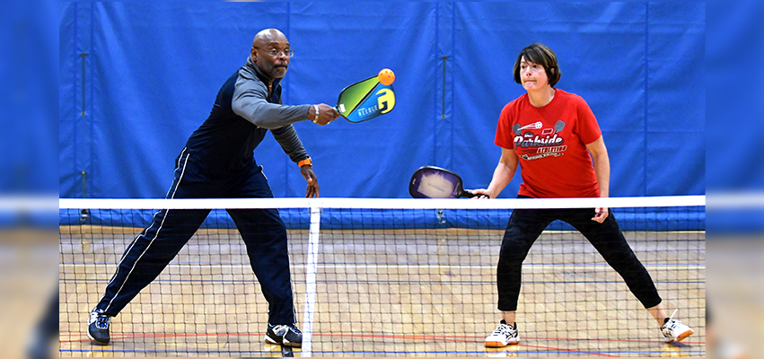 People Playing Pickle Ball