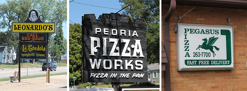 Leonardo's, Peoria Pizza Works, and Pegasus Pizza