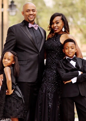 Anthony J.B. Strickland and family