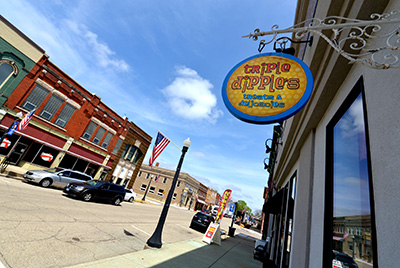 Shot of downtown buildings