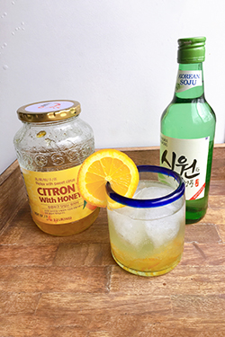 Citron Soju Korean Cocktail