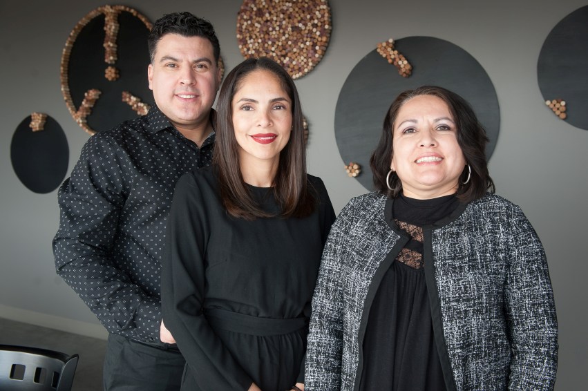 Arturo and Carla Vargas of Casa de Arte and Maria Galindo of Tianguis Peoria