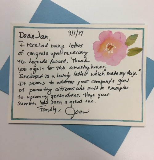 Joan Krupa letter