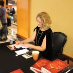 Bonnie Fetch signing books