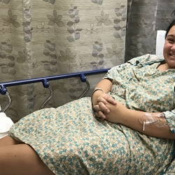 Jessica King before her gastric bypass surgery in 2017