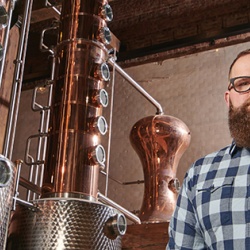 Chris Ober at Black Band Distillery