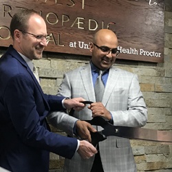A ribbon-cutting ceremony for the new Midwest Orthopaedic Hospital was held on January 28, 2020.