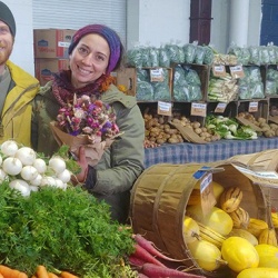 Evan Barry and Kira Santiago of Down River Farm and Kira’s Flowers