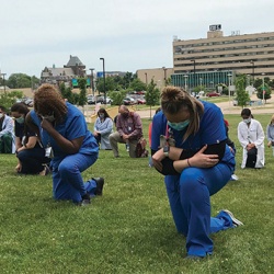 UnityPoint Health employees from different departments and backgrounds came together last month to reflect on their commitment to the health and safety of people of color. 