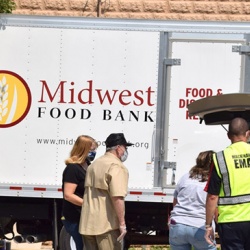 Midwest Food Bank of Peoria serves over 300 agency partners in Illinois, eastern Iowa, and parts of Missouri and Kentucky.