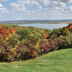 The beautiful Illinois River Valley, as seen from Grandview Drive