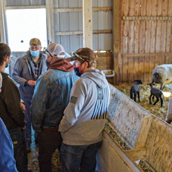 ICC students discuss ag industry issues and learn firsthand from a local farmer and rancher. 