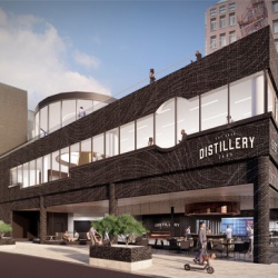 Above, a conceptual rendering of the future building at 201 SW Adams in downtown Peoria