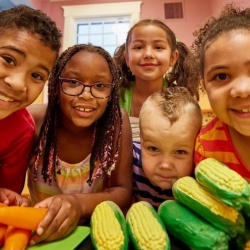 Children playing at the Peoria Playhouse Children's Museum